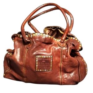 Campomaggi Exquisite Tote/Shopper In Leather And Studs